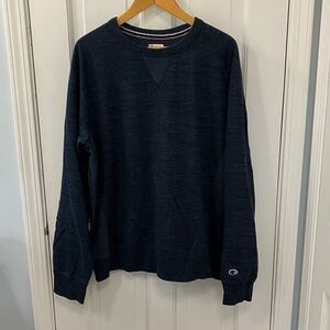 Champion Heather Blue long sleeve men’s Crewneck Sweatshirt size XL